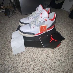 Size 12 - Jordan 3 Retro Fire Red 2013.